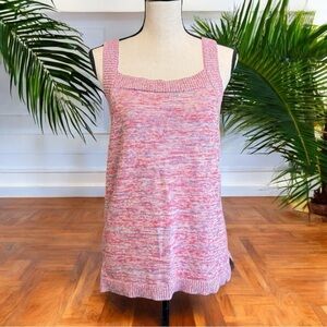 LOFT Multicolor Knit Tank Top - Size Large